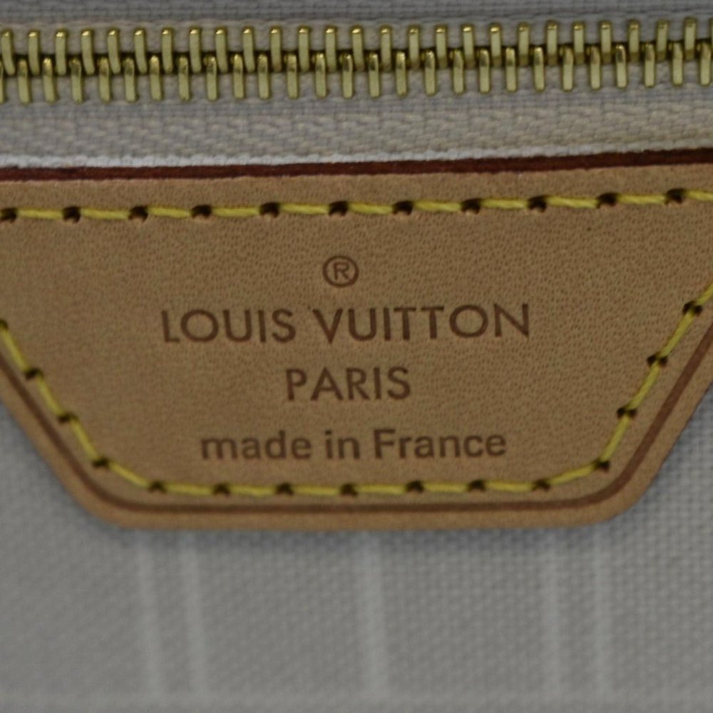 LOUIS VUITTON Neverfull MM By The Pool Monogram Giant Tote Bag Brume - Picture 12 of 13